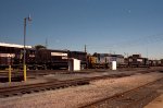 NS 8062 leads power away from a train